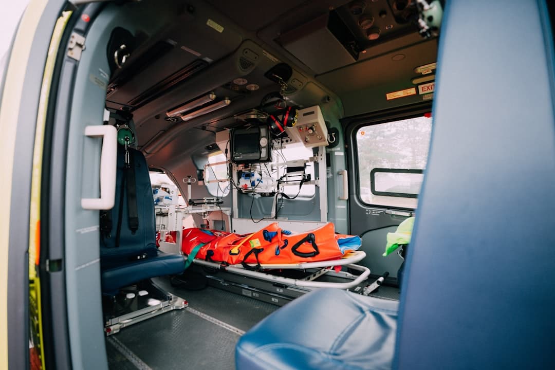 Luxury medical jet interior